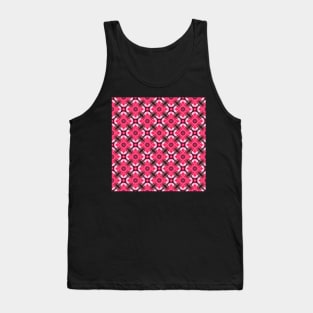 Fresh summer red flower patterns Tank Top